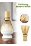 7 Piece Matcha Set, Luxurious Tea Set with Ceramic Bowl, Filter, Scoop, Prong Bamboo Matcha Whisk an - 5
