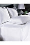 Thalie Double 100% Cotton Striped - 300Tc Satin Bed Sheet Pieces Duvet Cover Set - White - 6