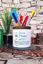 Dentist Dental Dentist Dentist Doctor Gift Fun Printed Ceramic Pen Holder