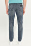 Texas Slim Fit Slim Fit Regular Waist Anthracite Cotton Stretch Denim Jeans - 4