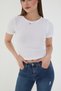 Women's 3 Piece Set Summer Crop T-Shirt Blouse - 4