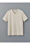 Lcwaikiki Classic V-Neck Short Sleeve Combed Cotton Men's T-Shirt (S5) - 5