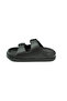 Babalı 502 Feelup Black Eva Double Buckle Women's Slippers - 3