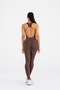 Acid Wash Push-Up Detailed Sports Jumpsuit - 4