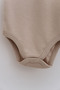 Short Sleeve Baby Body - Pureline Series - Brown - 7