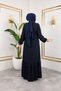 Medina Silk Ruffle Detail Feracce - 5
