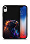 جراب حماية لجهاز Apple iPhone XR بتصميم فن النسر