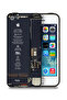 نمط دائرة الهاتف في جراب حماية لهاتف Apple iPhone 5/5s/SE