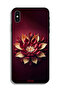 غطاء حماية لجهاز Apple iPhone XS Max بتصميم زهور تجريدية - 2