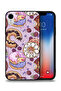 غطاء حماية لجهاز Apple iPhone XR برسومات دونات فنية