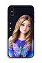 جراب واقٍ لهاتف Apple iPhone X بتصميم فتاة الفراشة اللطيفة