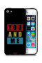 جراب حماية لجهاز Apple iPhone 5/5s/SE - أنت وأنا