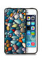 غطاء حماية لجهاز Apple iPhone 5/5s/SE بنقشة أحجار تجريدية