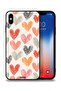 غطاء حماية لهاتف Apple iPhone XS Max بتصميم قلوب فنية
