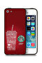 غطاء حماية لجهاز Apple iPhone 5/5s/SE بملصق قهوة