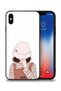 غطاء حماية لجهاز Apple iPhone XS يخفي الوجه بالقبعة