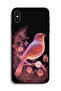 جراب واقٍ لهاتف Apple iPhone X برسومات طيور لطيفة