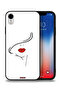 جراب حماية لجهاز Apple iPhone XR بتصميم وجه فتاة