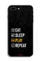 Apple iPhone 8 Plus Protective Case Eat Sleep Play Repeat - 2