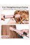 Flat Iron Hair Straightener, Titanium Flat Iron with Adjustable Temp(290°F-450°F), 1 inch - 8