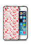 جراب حماية بنقشة قلوب لهاتف Apple iPhone 5/5s/SE