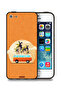 غطاء حماية لهاتف Apple iPhone 5/5s/SE بتصميم حافلة فنية