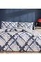Taç Ranforce Sheet Elastic Single Duvet Cover Set-Briza Blue - 2