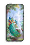غطاء حماية لجهاز Apple iPhone 5/5s/SE بتصميم الطاووس - 2