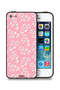 غطاء حماية لجهاز Apple iPhone 5/5s/SE بنمط خلفية زهور