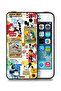 Apple iPhone 5/5s/SE Protective Case Chose Happy And Stickers