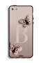 غطاء حماية لجهاز Apple iPhone 5/5s/SE بنقشة فراشات - 2