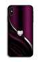 غطاء حماية من آبل آيفون XS ماكس بتصميم قلب ماسي - 2