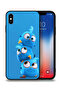 جراب حماية لجهاز Apple iPhone XS Max برسومات طيور لطيفة