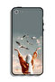 جراب حماية لجهاز Apple iPhone 5/5s/SE بطبعة طيور تحلق - 2