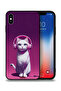 جراب حماية لجهاز Apple iPhone XS Max بتصميم قطة لطيفة