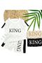 King Written Shorts Combed Cotton Baby Boy Suit - 2