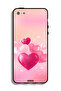 غطاء حماية لجهاز Apple iPhone 5/5s/SE برسومات قلوب جميلة - 2