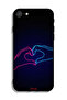 جراب حماية لجهاز Apple iPhone 8 بتصميم يد تلامس القلب - 2
