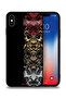 غطاء حماية لهاتف Apple iPhone XS Max برسومات فنية