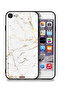 غطاء حماية لجهاز Apple iPhone 8 بنمط رخامي