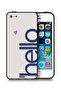 غطاء حماية لجهاز Apple iPhone 5/5s/SE - Hello