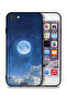 غطاء حماية لجهاز Apple iPhone 8 بتصميم غيوم القمر