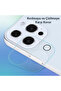 مجموعة GOR لهاتف iPhone 13 Pro 13 Pro Max ثلاثية الأبعاد من الزجاج المقسى للكاميرا - قطعتان - (5775) - 4