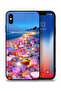 غطاء حماية لجهاز Apple iPhone XS Max برسومات فنية من الأحجار