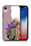 غطاء حماية لهاتف Apple iPhone XR يحمل زهرة