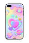 Apple iPhone 7 Plus Protective Case Pop Hearts Art - 2