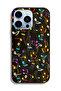 Apple iPhone 13 Pro Protective Case Music Fabric Pattern - 2