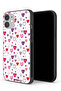 غطاء حماية لهاتف Apple iPhone 12 برسومات قلوب