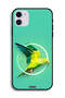 جراب حماية لجهاز Apple iPhone 12 بتصميم فن تجريدي ببغاء - 2