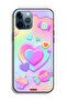 غطاء حماية لجهاز Apple iPhone 12 Pro Max برسومات قلوب البوب - 2